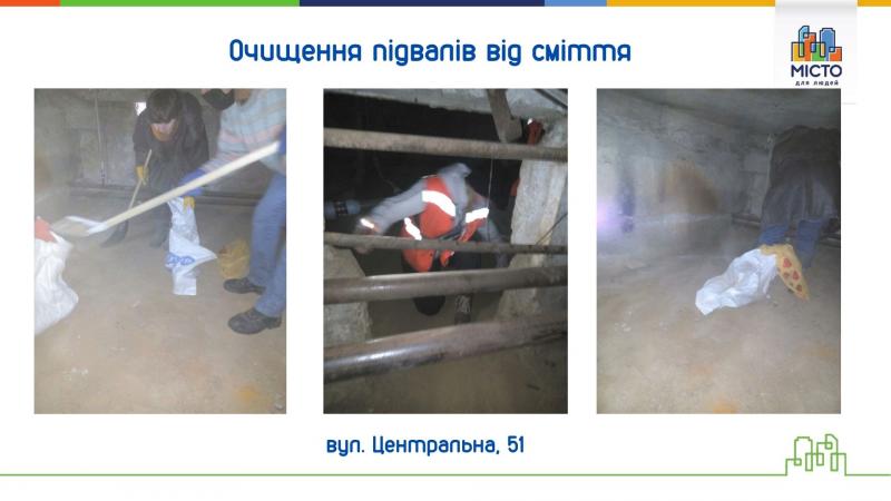 Очищення підвалів від сміття - безпека будинків мешканців Дніпрорудного