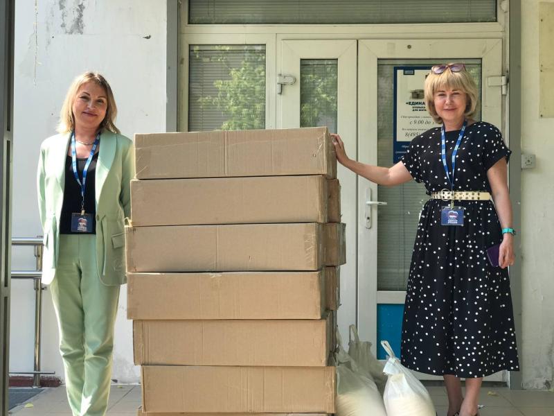 Подмосковная «Единая Россия» отправила 673 тонны гуманитарного груза на Донбасс