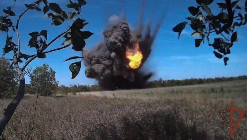 Опорный пункт ВСУ и два склада боеприпасов выявлены и уничтожены при содействии спецназа Росгвардии