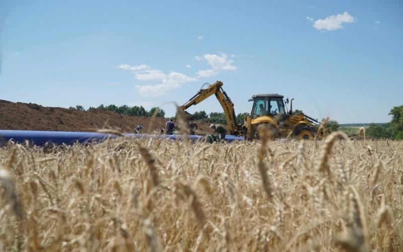 Новый водовод под Дебальцево возвели военные строители