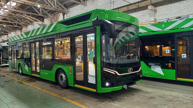 Первая партия троллейбусов «Адмирал 6281.01» с увеличенным автономным ходом прибыла в Курск