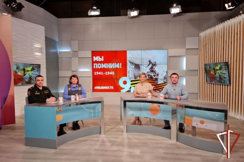 В эфире телеканала «Югра» состоялся выпуск авторской рубрики «Росгвардия сегодня», посвященный празднованию Дня Победы
