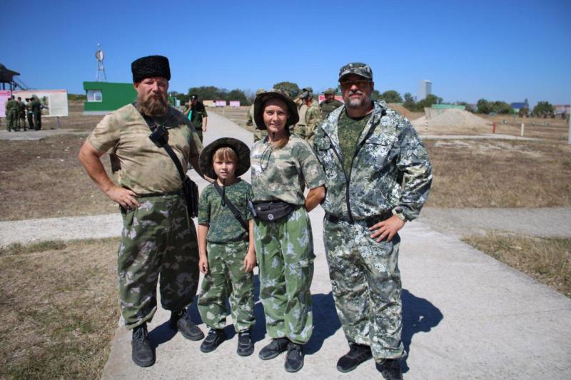 Кубанский казачий центр «Баско» на военно-полевом сборе Таманского казачьего отдела ККВ, 2023г.