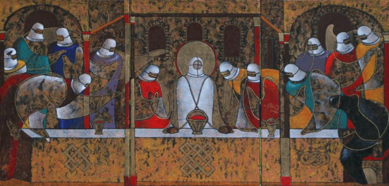 В зале «Лаврушинский`15» проходит выставка Евгения Матько «Юбилейная 0,65»