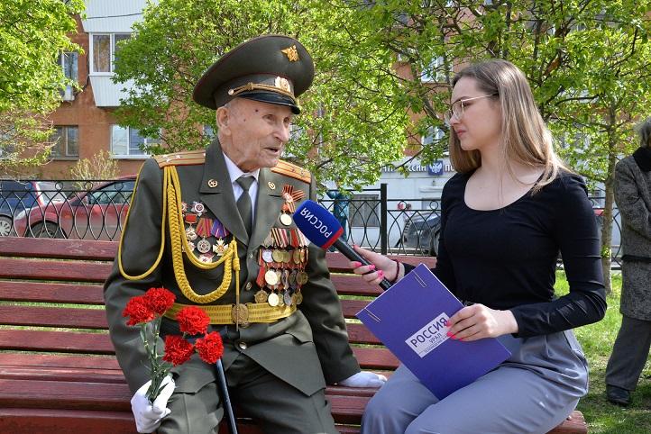 Ветеран войск правопорядка – участник Великой Отечественной войны Николай Пермяков рассказал журналистам о своем боевом и жизненном пути