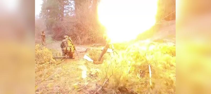 Росгвардейцы уничтожили позиции противника в Харьковской области
