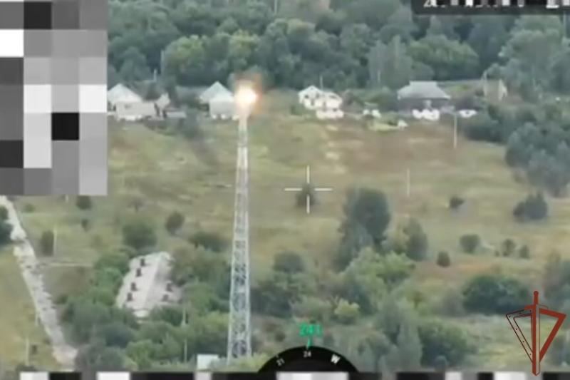 Операторами БПЛА Росгвардии уничтожен ретранслятор Starlink в Черниговской области