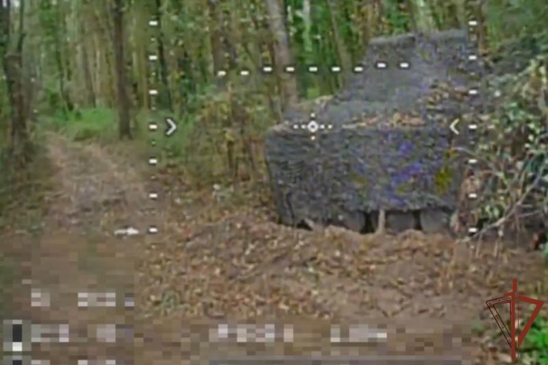 Росгвардейцы уничтожили БМП украинских боевиков на черниговском направлении