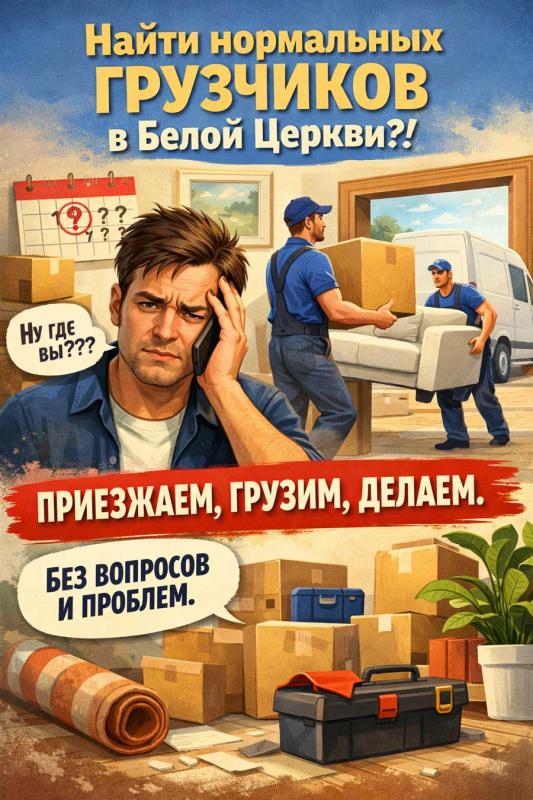 Как правильно нанять грузчиков в Белой Церкви: полный гид без ошибок и переплат